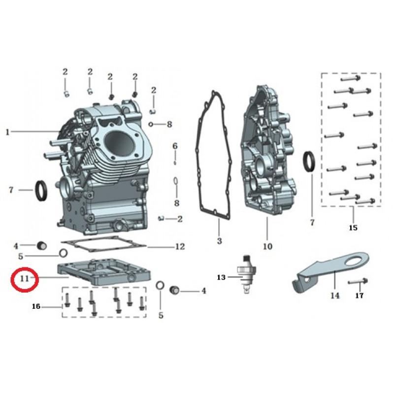 Піддон картера двигуна 2V90F