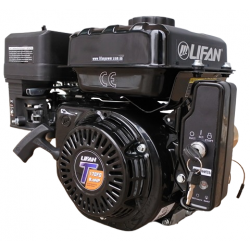 Газ-бензиновый двигатель LIFAN LF170FD-T (Heavy Duty)  вал Ø 20 мм под шпонку с электростартером