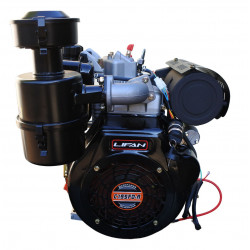Дизельний двигун LIFAN C195FD-A з електростартером, вал 25 мм шпонка