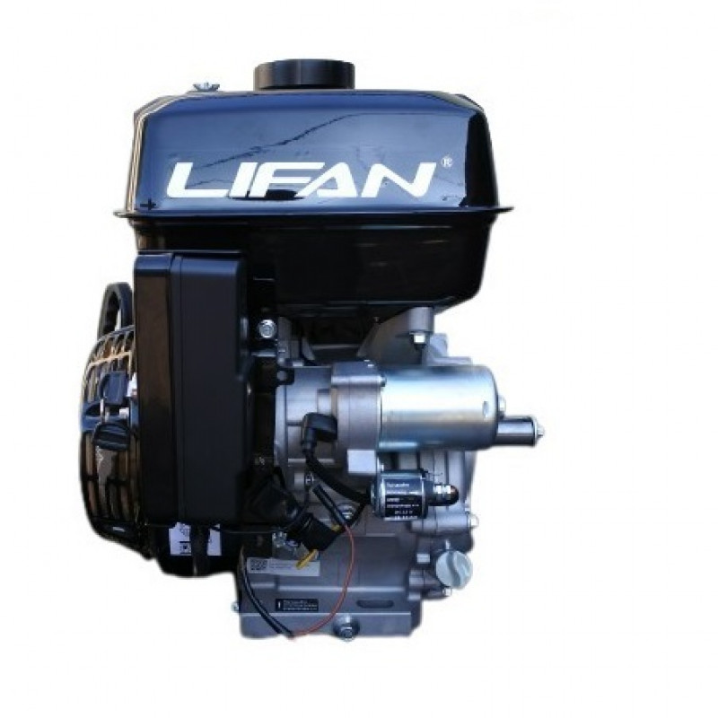 Газ-бензиновий двигун LIFAN 190FD з електростартером вал Ø 25 мм під шпонку