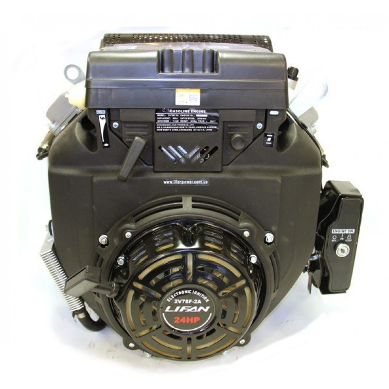Двигатель 2V78F-2А (электростартер + ручной стартер)  вал Ø 25 мм под шпонку